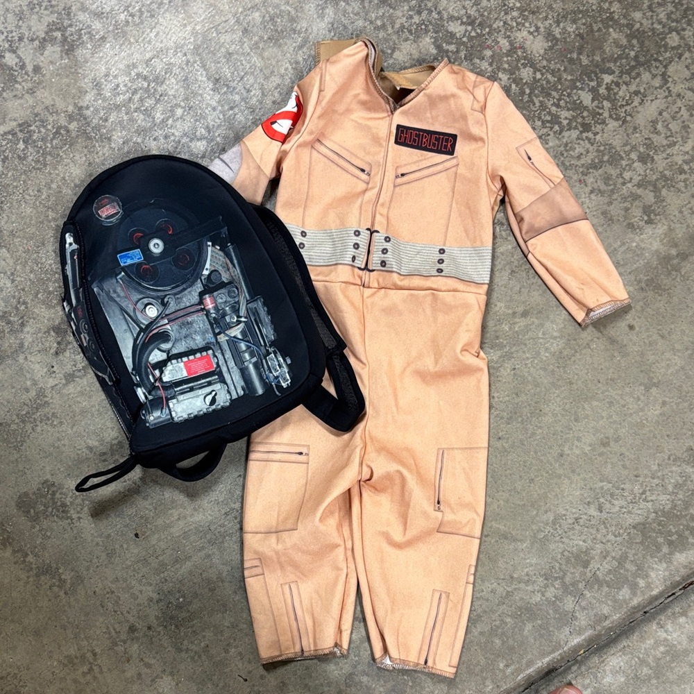 Ghostbusters Costume with Proton Pack Backpack
